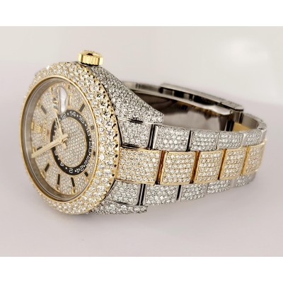 Rolex Sky-Dweller Diamond Watch in Two tone with Diamonds