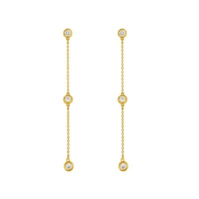 Tiffany & Co. Elsa Peretti Diamonds by the Yard Drop Earrings