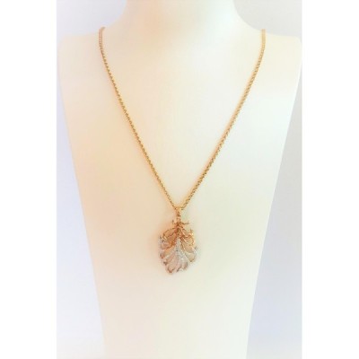 John Hardy pendant necklace 18K Yellow gold with diamonds 1.00ct